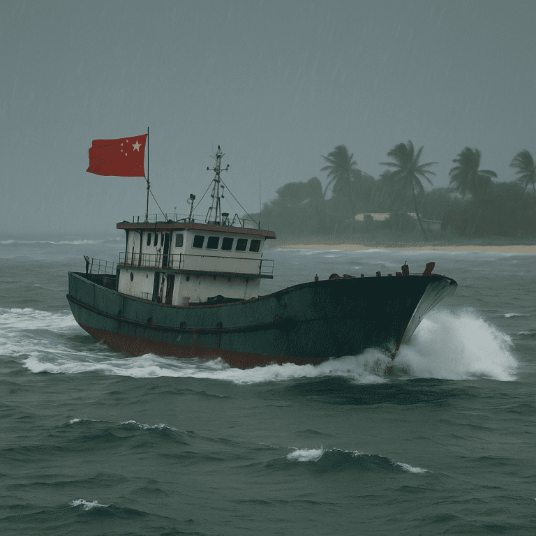 š¢ Close Encounter: Chinese Ship Grounds Near Filipino Village Near Thitu Island in Disputed Sea š¢ Close Encounter: Chinese Ship Grounds Near Filipino Village Near Thitu Island in Disputed Sea