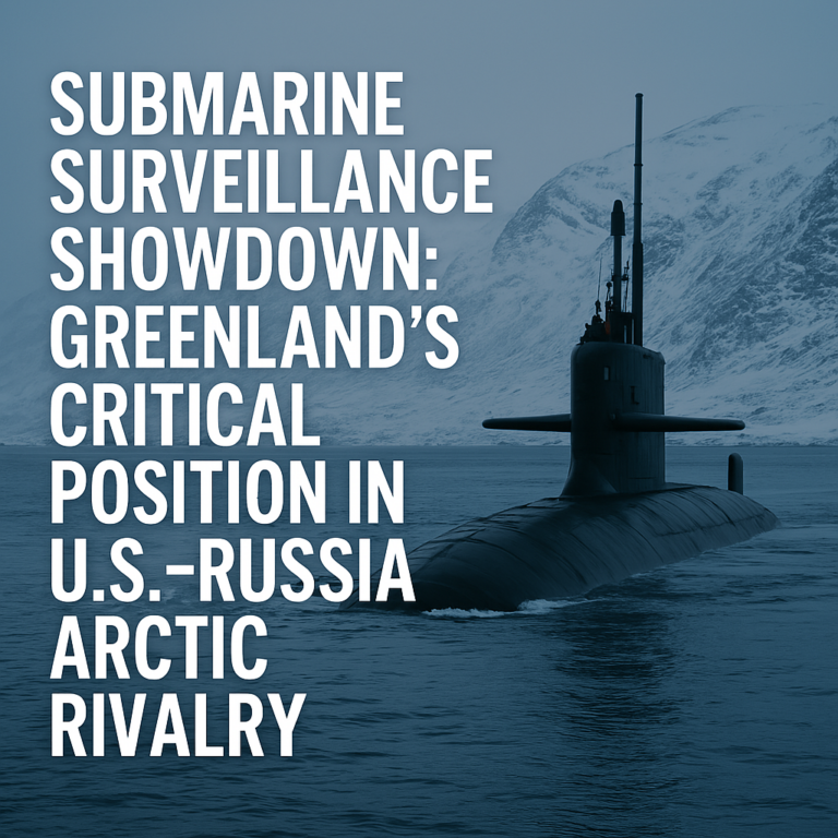 Submarine Surveillance Showdown: Greenland’s Critical Position in U.S.–Russia Arctic Rivalry Submarine Surveillance Showdown: Greenland’s Critical Position in U.S.–Russia Arctic Rivalry