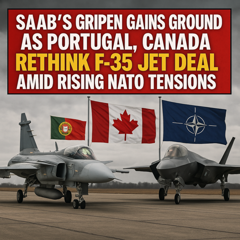 Jet Fight Erupts! Portugal, Canada Ditch F-35 Dreams for Saab’s Gripen
