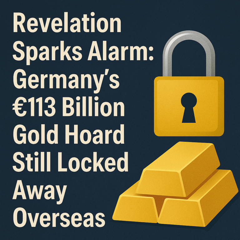 Shocking Revelations: Germany’s €113 Billion Gold Treasure Still Trapped in Foreign Vaults Shocking Revelations: Germany’s €113 Billion Gold Treasure Still Trapped in Foreign Vaults