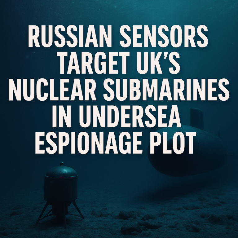 Russian Sensors Target UK’s Nuclear Submarines in Undersea Espionage Plot Russian Sensors Target UK’s Nuclear Submarines in Undersea Espionage Plot