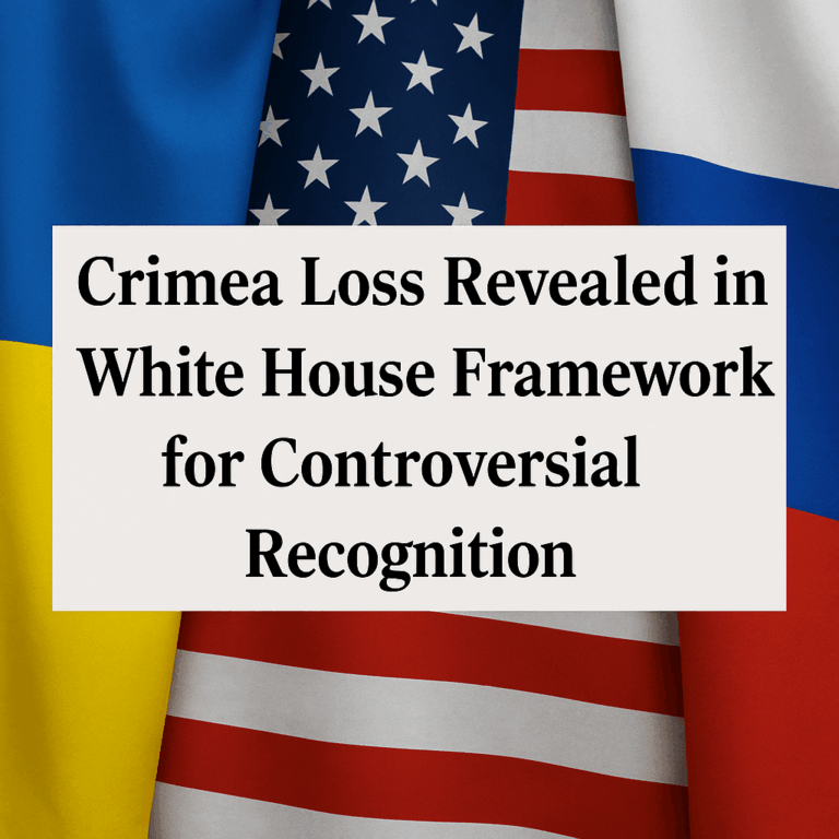 White House Bombshell in Paris: U.S. Floats Crimea Concession to End Russia-Ukraine War