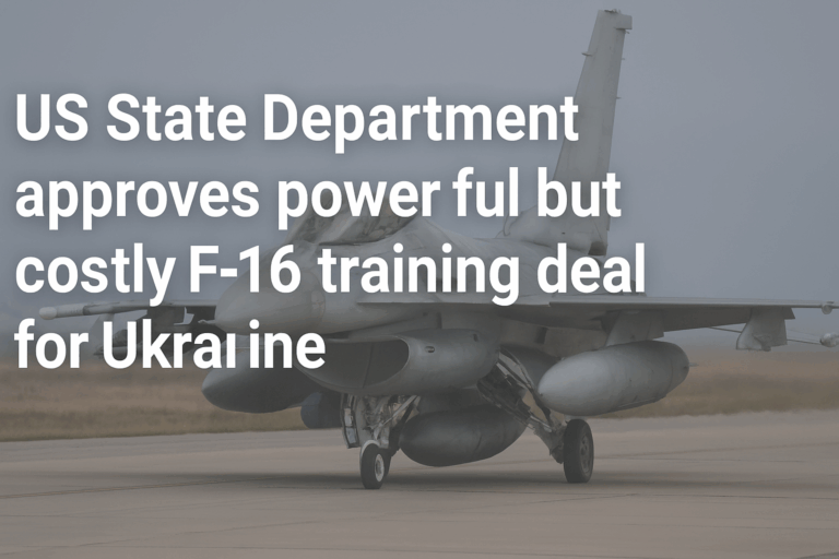 U.S. Fires Up Ukraine’s F-16 Program with Explosive $310M Boost U.S. Fires Up Ukraine’s F-16 Program with Explosive $310M Boost