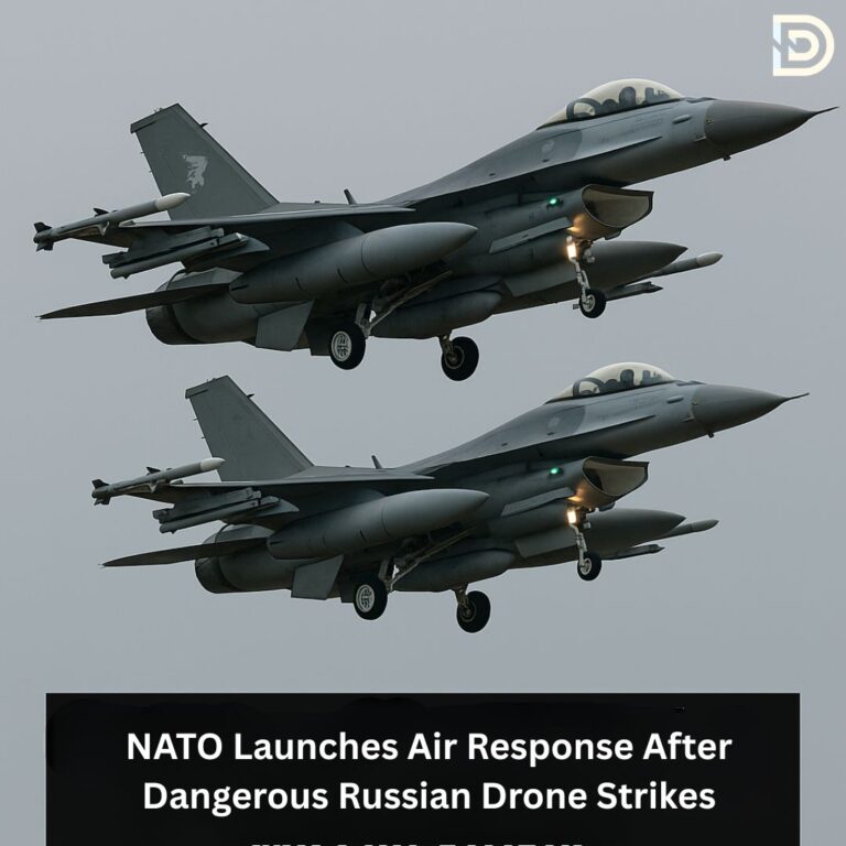 NATO Launches Air Response After Dangerous Russian Drone Strikes
