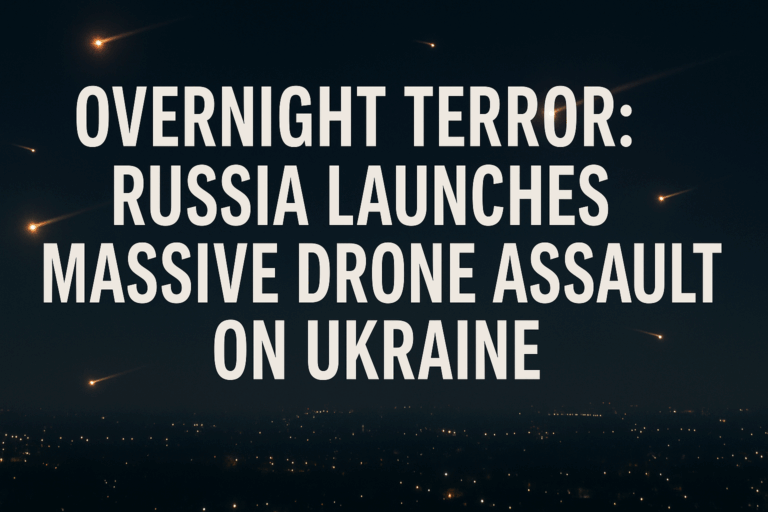 Russia Launches Record Drone Strike on Ukraine with 183 Drones and Two Missiles in Overnight Terror Russia Launches Record Drone Strike on Ukraine with 183 Drones and Two Missiles in Overnight Terror