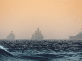 Dutch frigate HNLMS Evertsen engages drone swarm during naval exercise off Wales