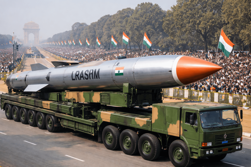 India unveils LRAShM hypersonic missile at Republic Day parade to boost naval deterrence