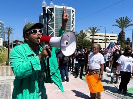 LAPD confirms federal agent injured during anti-ICE student protest as downtown LA traffic is blocked