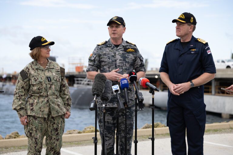 AUKUS Strengthening Naval Ties at HMAS Stirling AUKUS Strengthening Naval Ties at HMAS Stirling