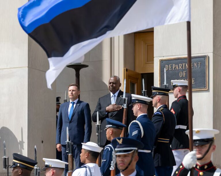 Pevkur and Austin Bolster U.S. and Estonia Military Cooperation Pevkur and Austin Bolster U.S. and Estonia Military Cooperation
