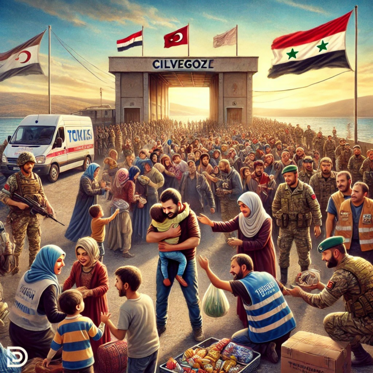 Turkish Border Bustles as Syrians Return to Freed Homeland Turkish Border Bustles as Syrians Return to Freed Homeland