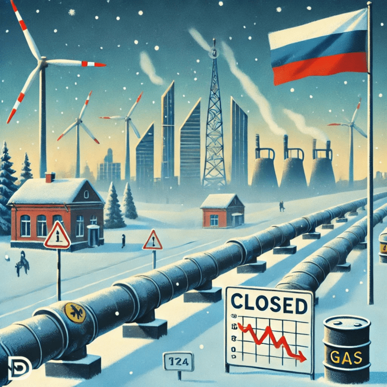 Gas Flow Halted: Russia Shuts Ukraine Pipelines on New Year’s Eve