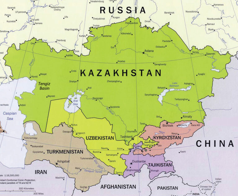 Central Asia Faces Turmoil as US Europe and China Russia Compete for Power