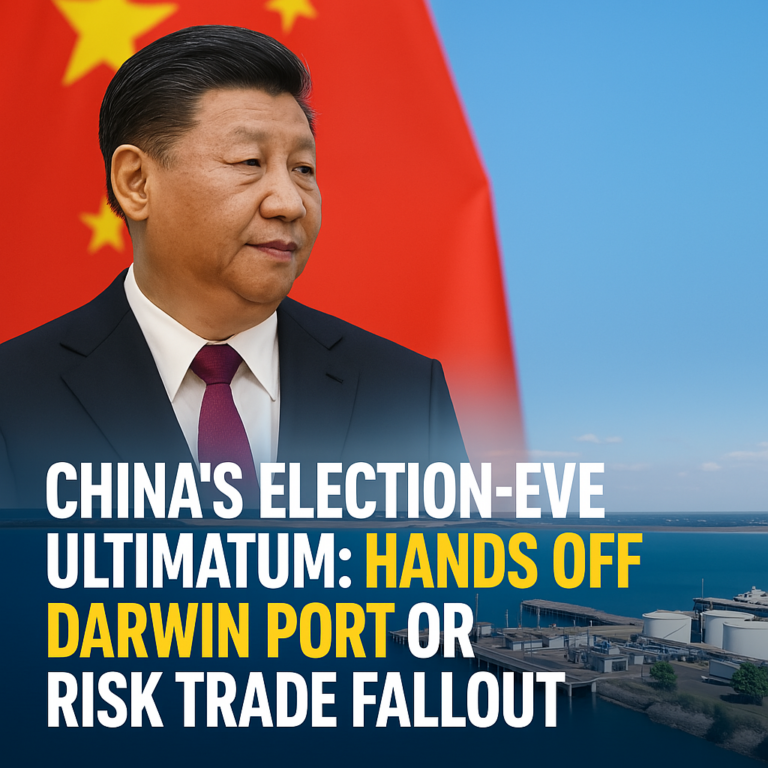 China’s Election-Eve Ultimatum: Hands Off Darwin Port or Risk Trade Fallout China’s Election-Eve Ultimatum: Hands Off Darwin Port or Risk Trade Fallout