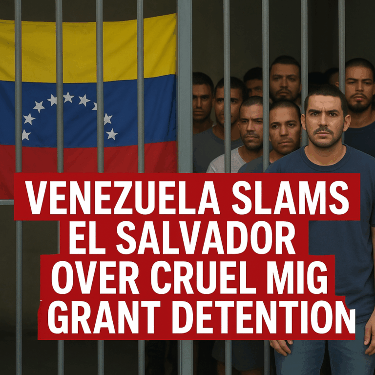 Human Bargains: 252 Migrants at Center of Venezuela–El Salvador Diplomatic Showdown Human Bargains: 252 Migrants at Center of Venezuela–El Salvador Diplomatic Showdown