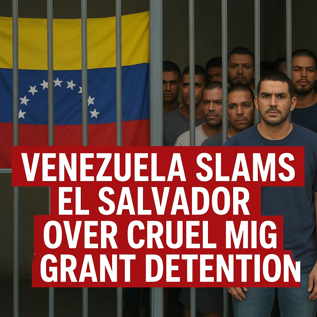 Venezuela slams El Salvador over cruel migrant detention