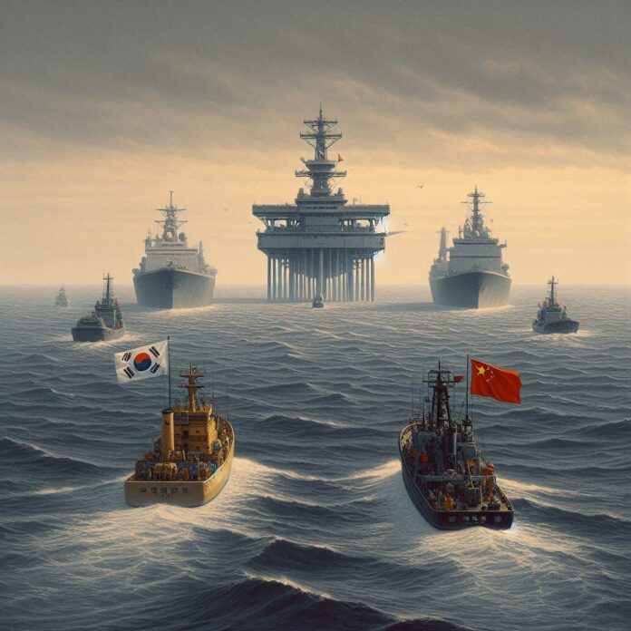 Sea Chinese sea structure sparks strong concern from South Korea