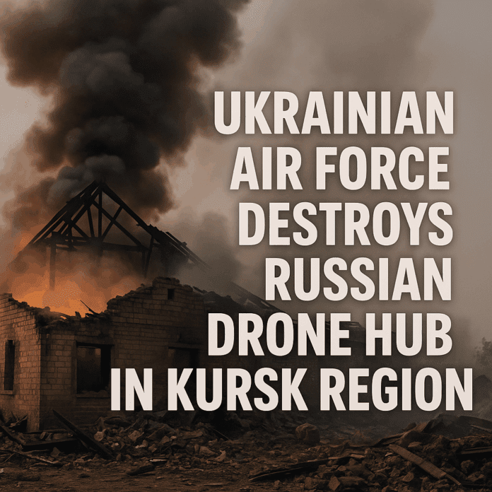 Ukrainian Strike Destroys Russian Drone Base in Kursk Region