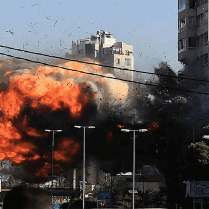 Hezbollah Missile Store Destroyed in Beirut by Israeli Airstrike
