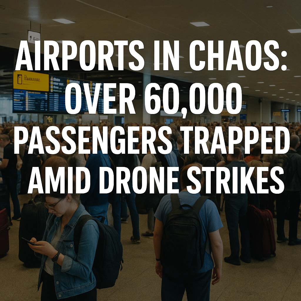 Airports in Chaos: Over 60,000 Passengers Trapped Amid Russian Drone Strikes