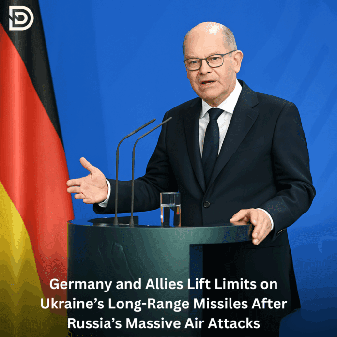 Germany and Allies Lift Limits on Ukraine’s Long-Range Missiles After Russia’s Massive Air Attacks