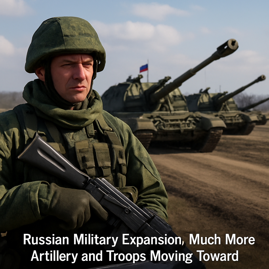 Artillery and Aggression: Russia’s Military Surge Near NATO Borders