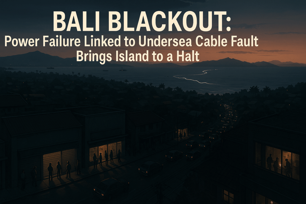 Bali Blackout: Massive Cable Fault Cripples Island Infrastructure