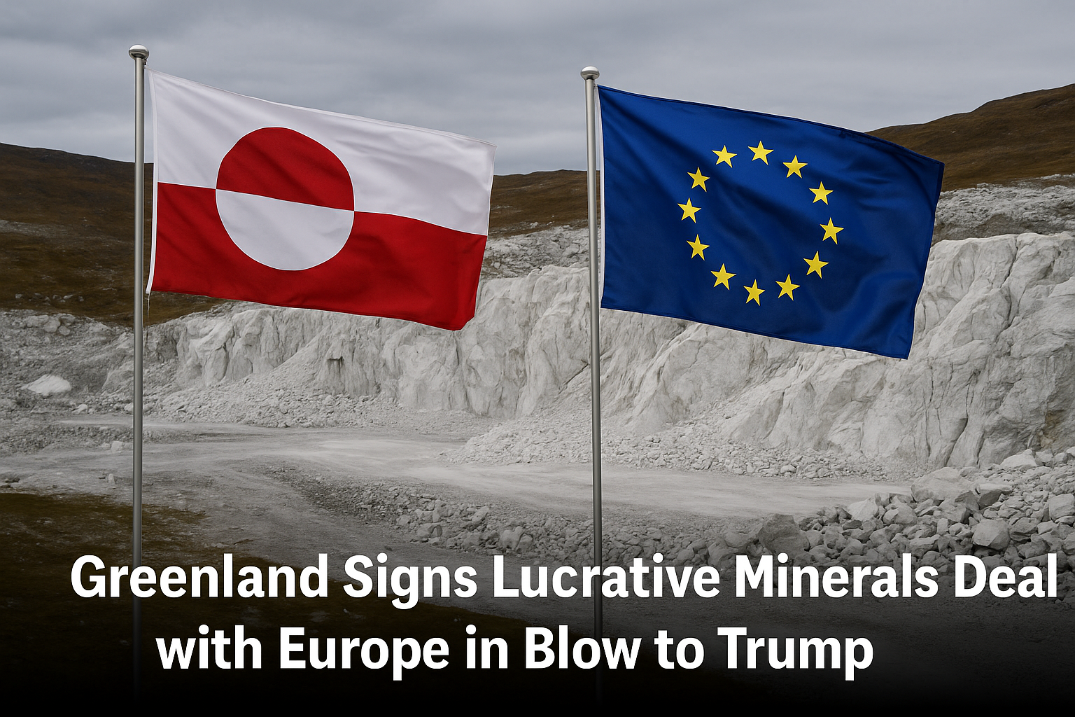 Greenland Strikes White Gold! $Billion Anorthosite Mine Goes to Euro Backers Snubbing US