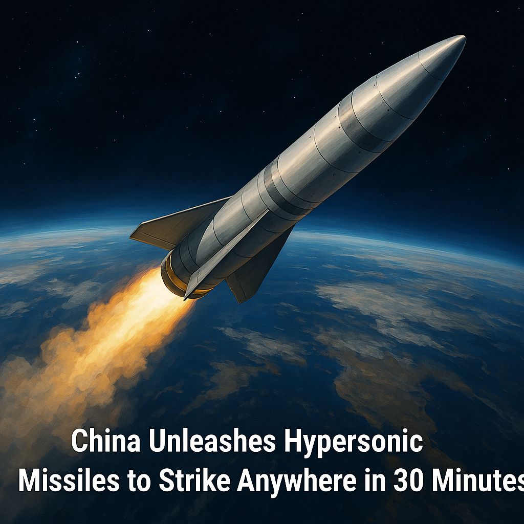 China Unleashes Hypersonic Missiles to Strike Anywhere in 30 Minutes
