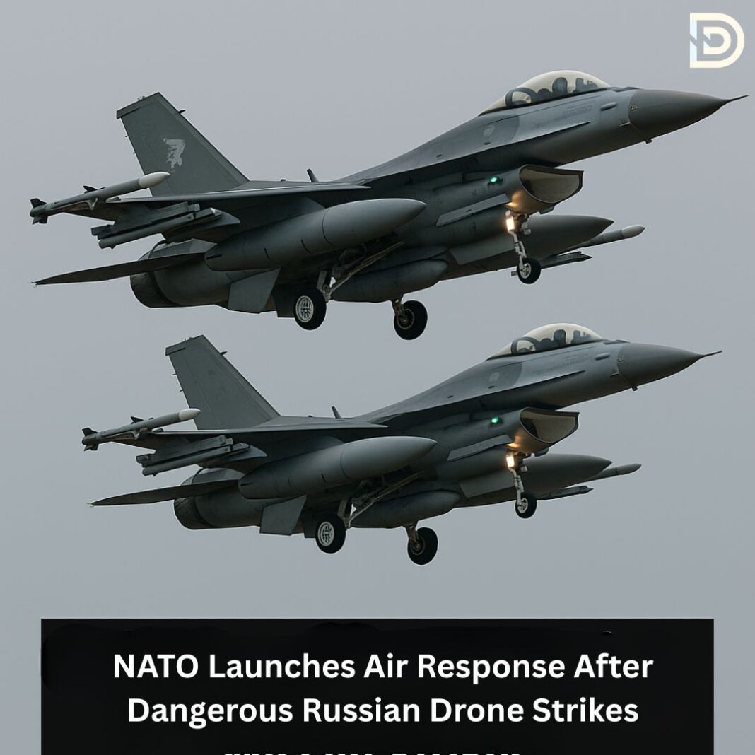 NATO Launches Air Response After Dangerous Russian Drone Strikes