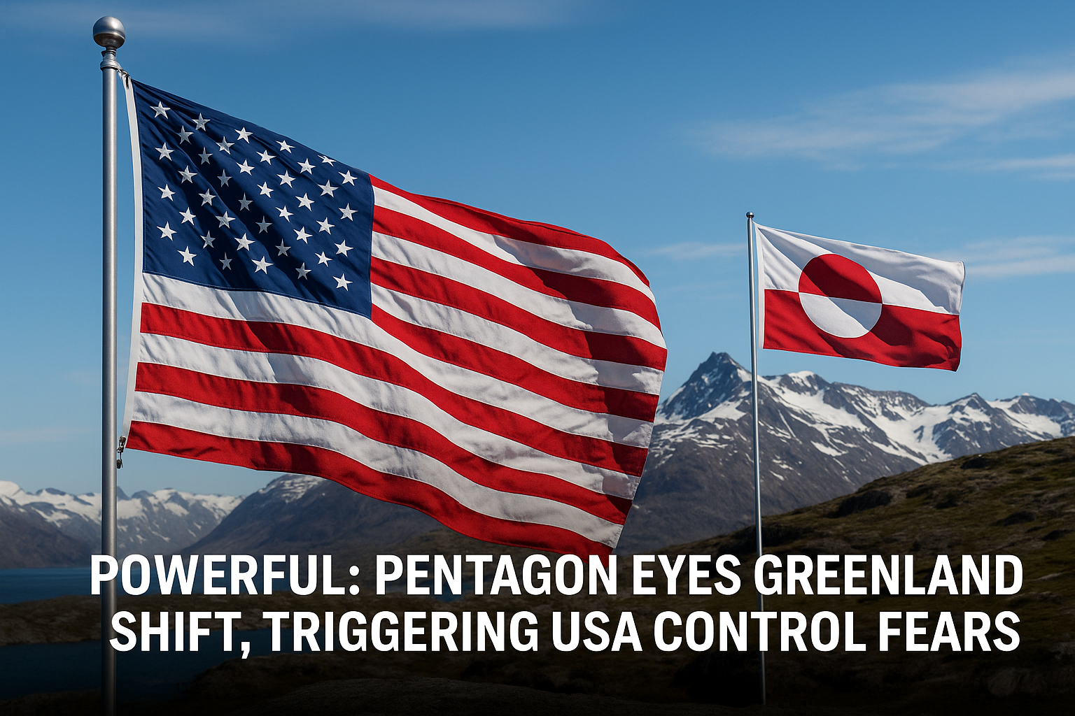 Pentagon’s Bold Push to Shift Greenland Sparks USA Control Fears