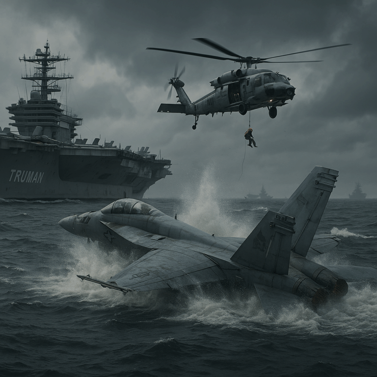Mission Meltdown? USS Truman’s Twin Crashes Raise Alarms on Carrier Safety Mission Meltdown? USS Truman’s Twin Crashes Raise Alarms on Carrier Safety