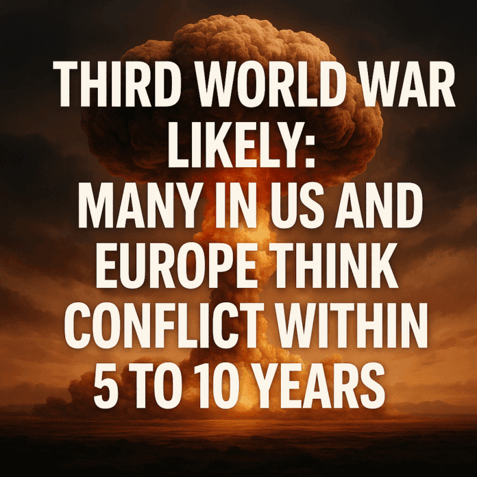 World War Third World War Likely: Many in US and Europe Fear Conflict Within 5 to 10 Years