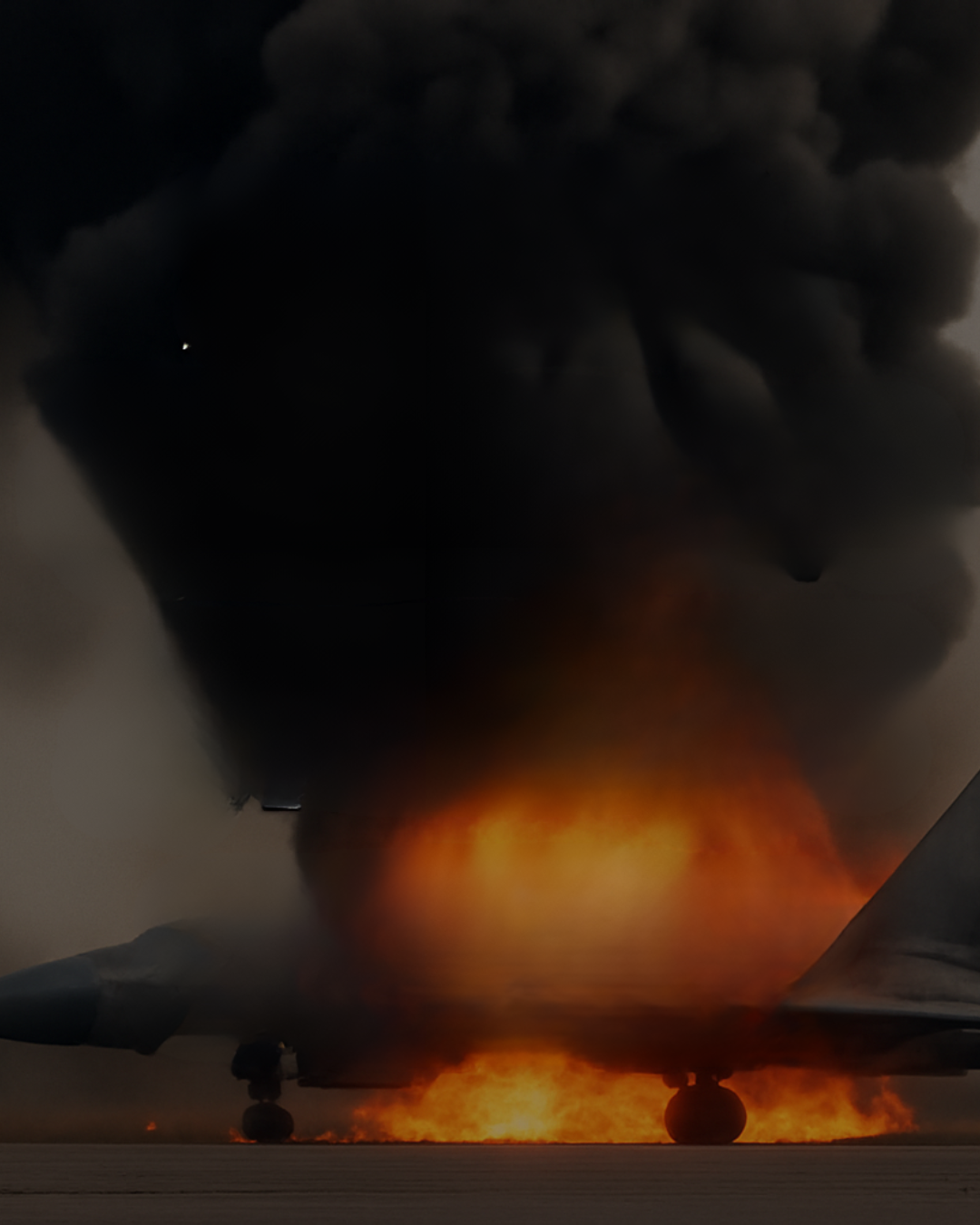 Russia Confirms Aircraft on Fire
