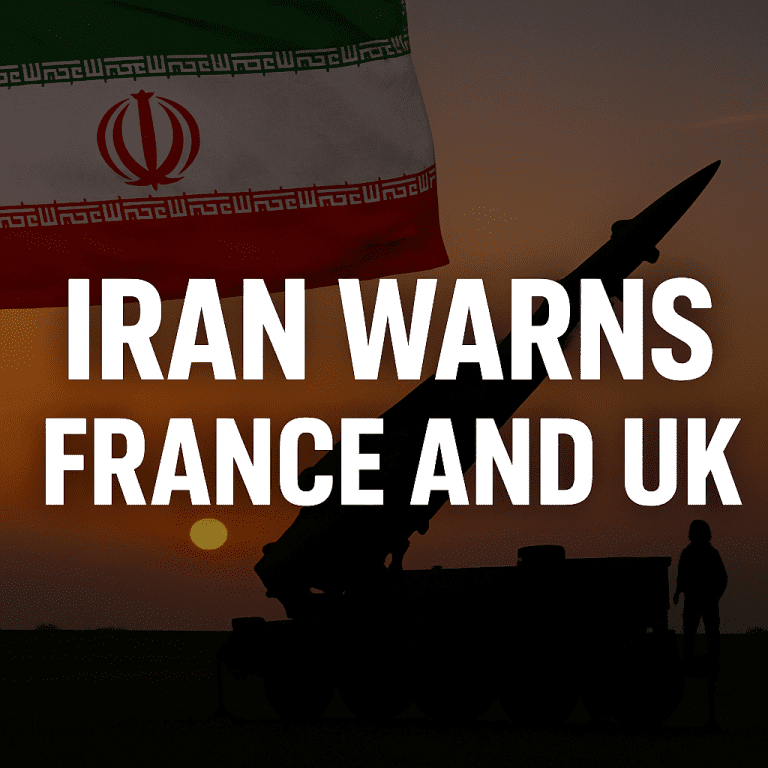 Iran Warns UK and France: Interfere with Israel Strikes and Your Middle East Bases Will Be Hit Iran Warns UK and France: Interfere with Israel Strikes and Your Middle East Bases Will Be Hit