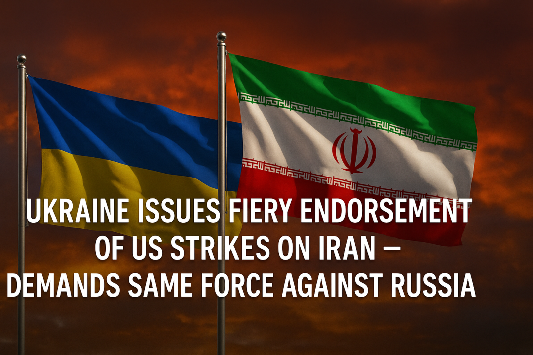 Ukraine supports USA Over Iran Attacks