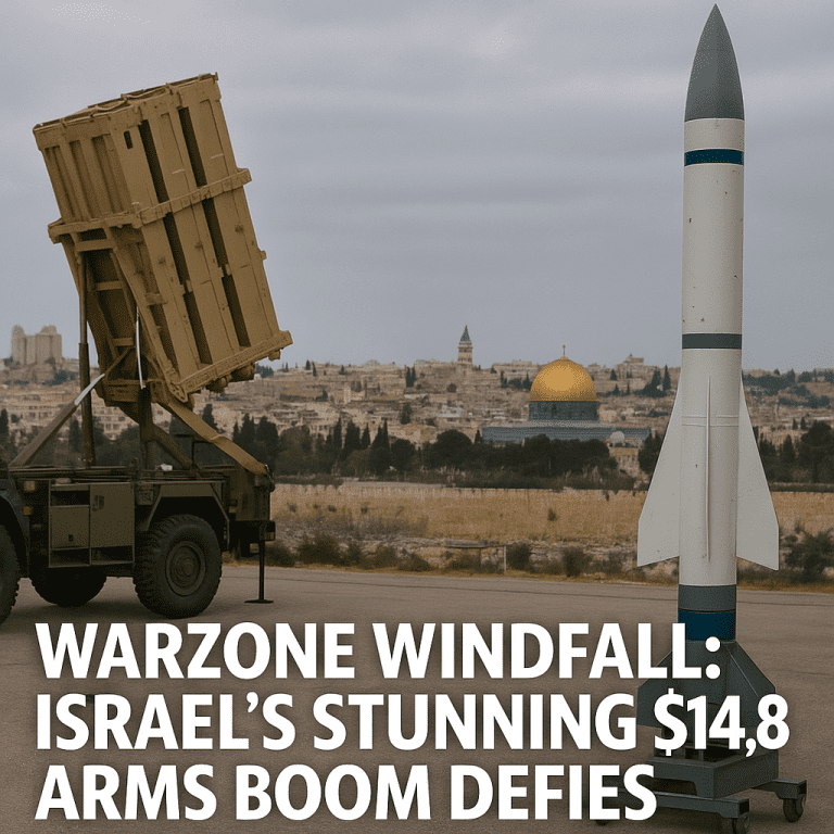 Warzone Windfall: Israel’s Stunning $14.8B Arms Boom Defies Global Backlash Warzone Windfall: Israel’s Stunning $14.8B Arms Boom Defies Global Backlash