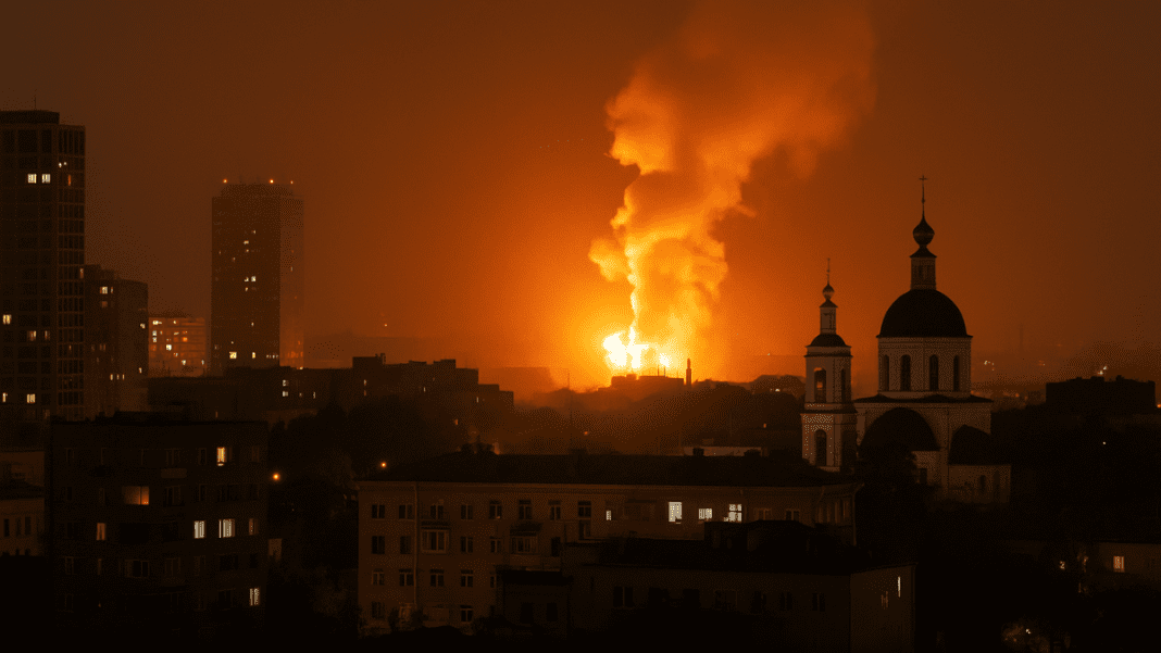 Moscow Wakes to Blasts as 50 Drones Swarm Russian Airspace, Flights Diverted