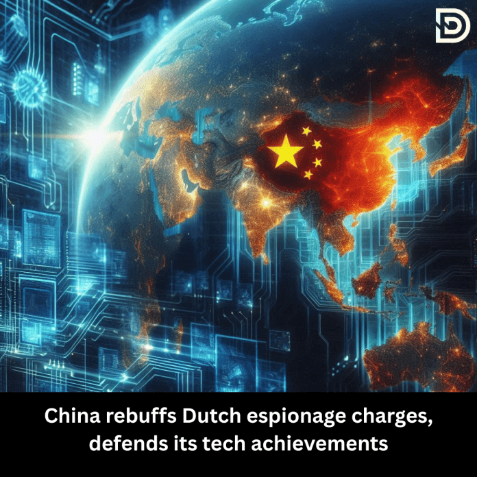 China rebuffs Dutch espionage charges, defends its tech achievements