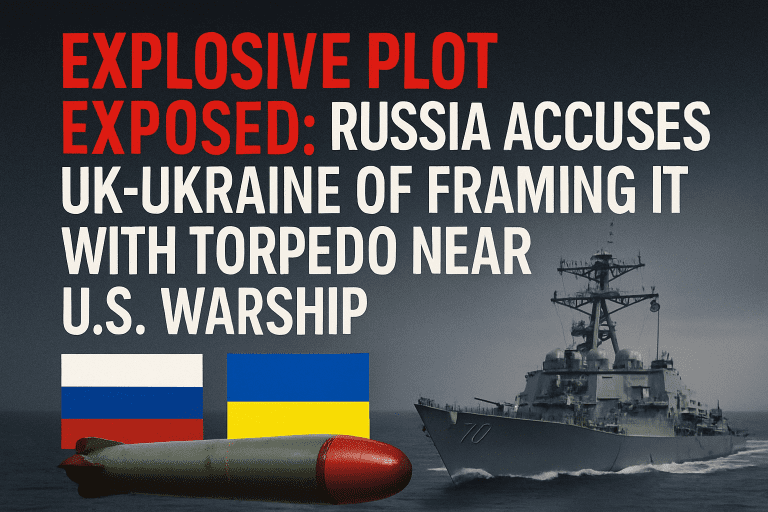 🕵️ Russian Spy Agency Says West Is Engineering War—Claims UK, Ukraine Using Soviet Torpedoes to Target US Ship 🕵️ Russian Spy Agency Says West Is Engineering War—Claims UK, Ukraine Using Soviet Torpedoes to Target US Ship
