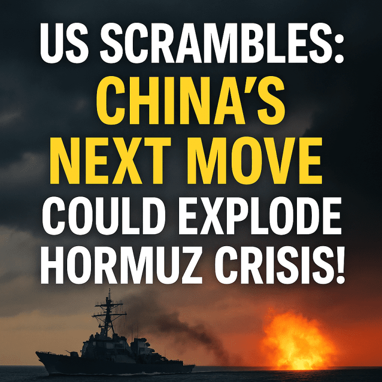 Hormuz in Flames? US Demands China to Stop Blockade Shock! Hormuz in Flames? US Demands China to Stop Blockade Shock!