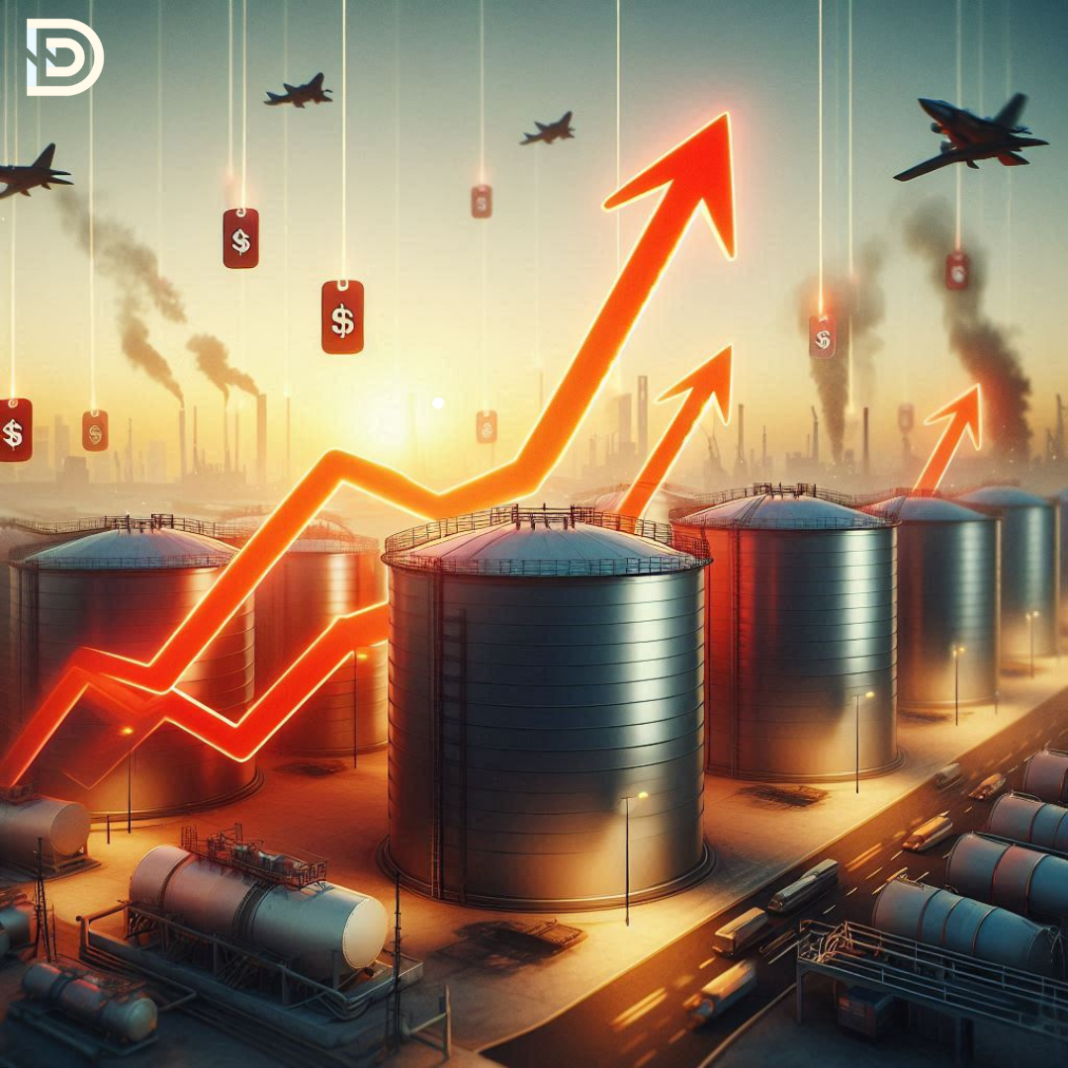 Oil Prices Surge Sharply By 6% After Israel Launches Major Strikes on Iran