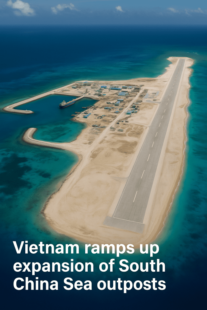 Vietnam Powerfully Ramps Up Risky Expansion of South China Sea Outposts
