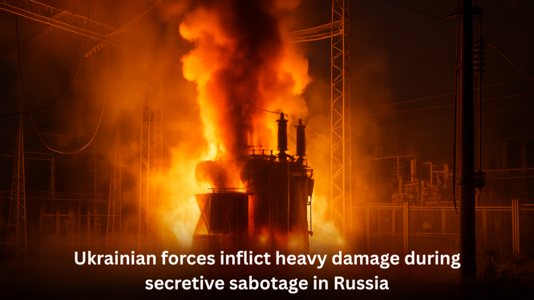 Ukrainian forces inflict heavy damage during secretive sabotage in Russia