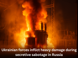 Ukrainian forces inflict heavy damage during secretive sabotage in Russia