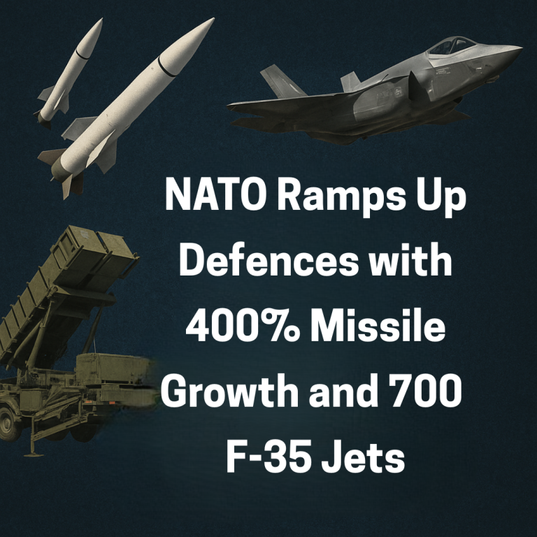 NATO Breaks the Bank: 700 F-35 Jets, 400% More Missiles in Historic Military Buildup NATO Breaks the Bank: 700 F-35 Jets, 400% More Missiles in Historic Military Buildup