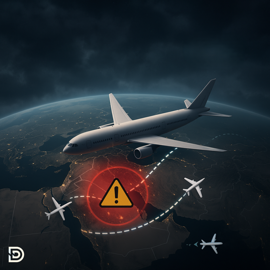 Airlines Reroute Flights Amid Explosive Middle East Conflict