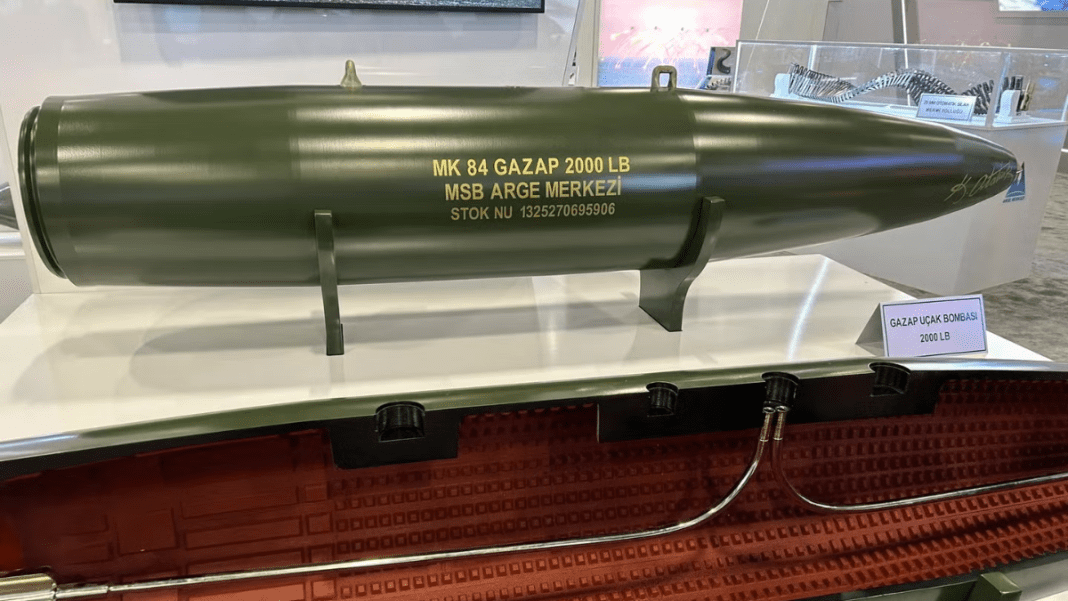 Turkey Unveils Fearsome 970kg Bomb That Can Shatter 90 Meters of Rock