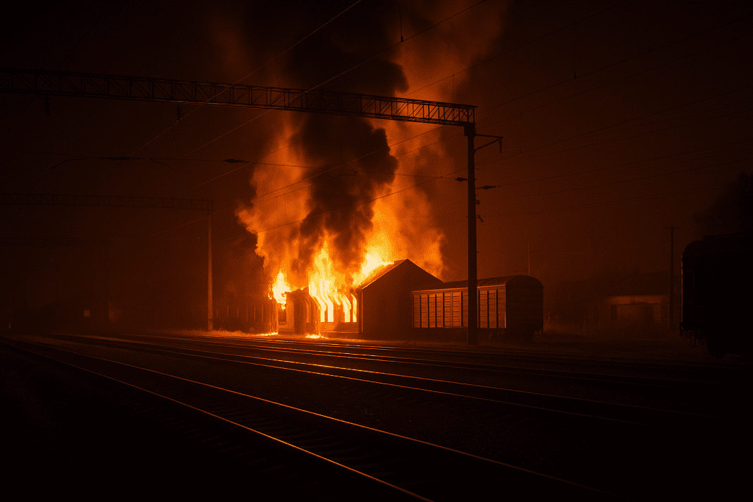 Salsk Railway Station Set Ablaze in Drone Blitz