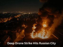 Shockwave Alert: Ukrainian Drones Strike Russian City 1,300 km Away